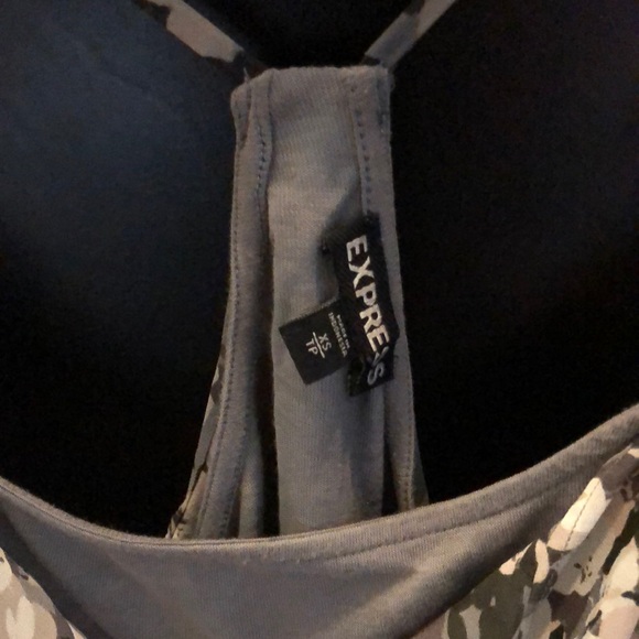 Express Floral Racerback Tank - Picture 3 of 4